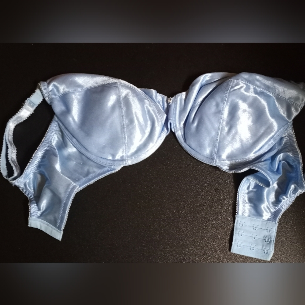 Frederick’s of Hollywood bra blue padded push-up underwire 38D